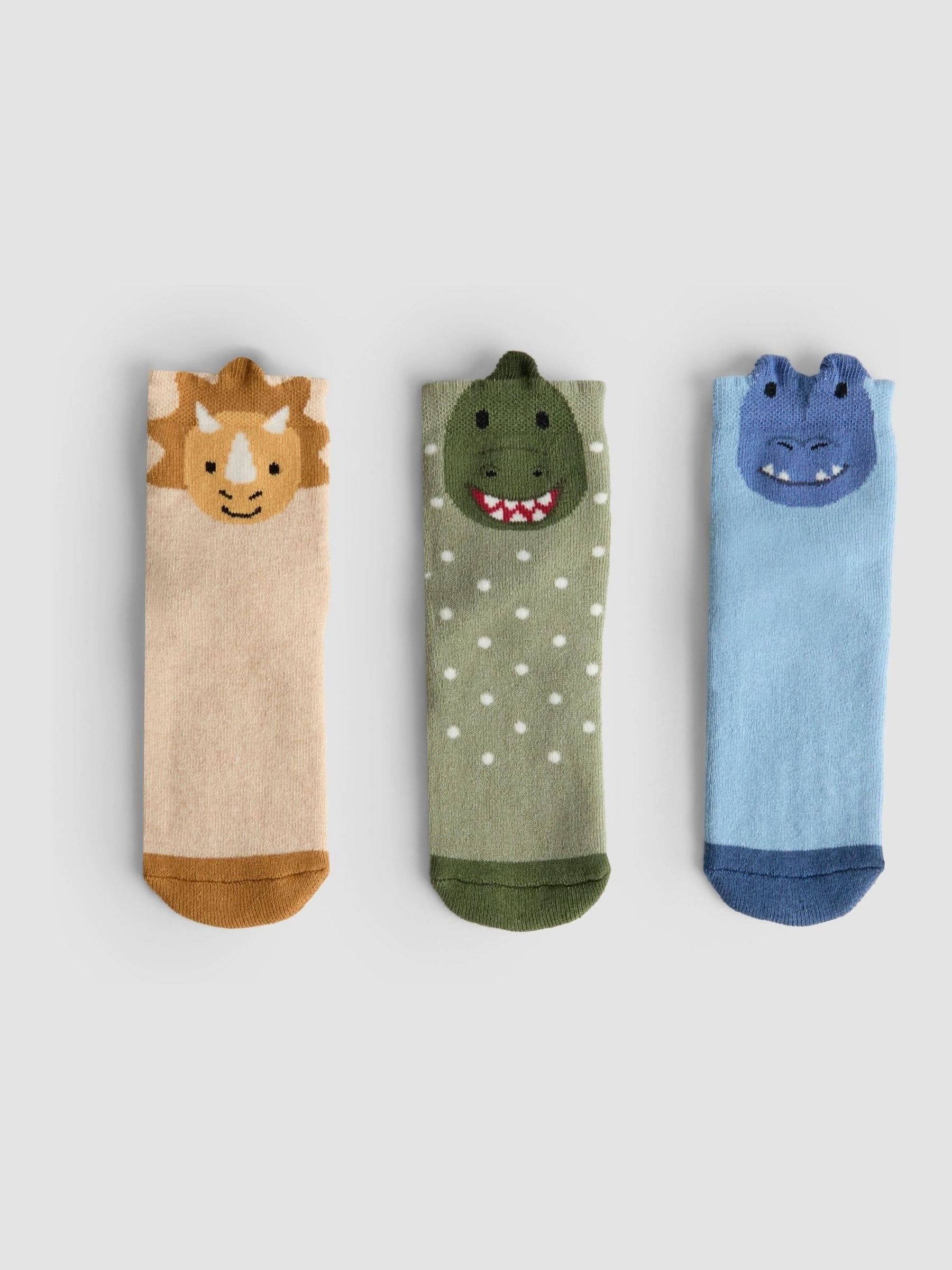 Jojo Maman Bébé - Set van 3 paar extra dikke sokken
