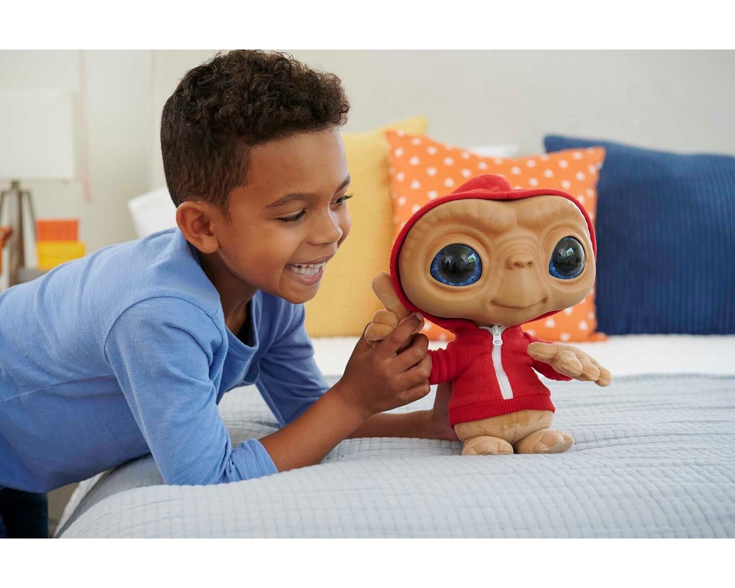 Mattel HMG06 - Plüschfigur - E.T. (28cm) Plüschtier mit Licht und Sound