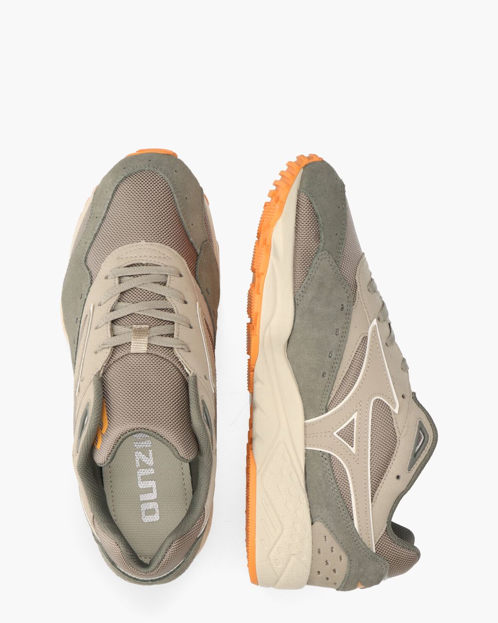 Mizuno Contender Groen/Khaki/Taupe Herensneakers