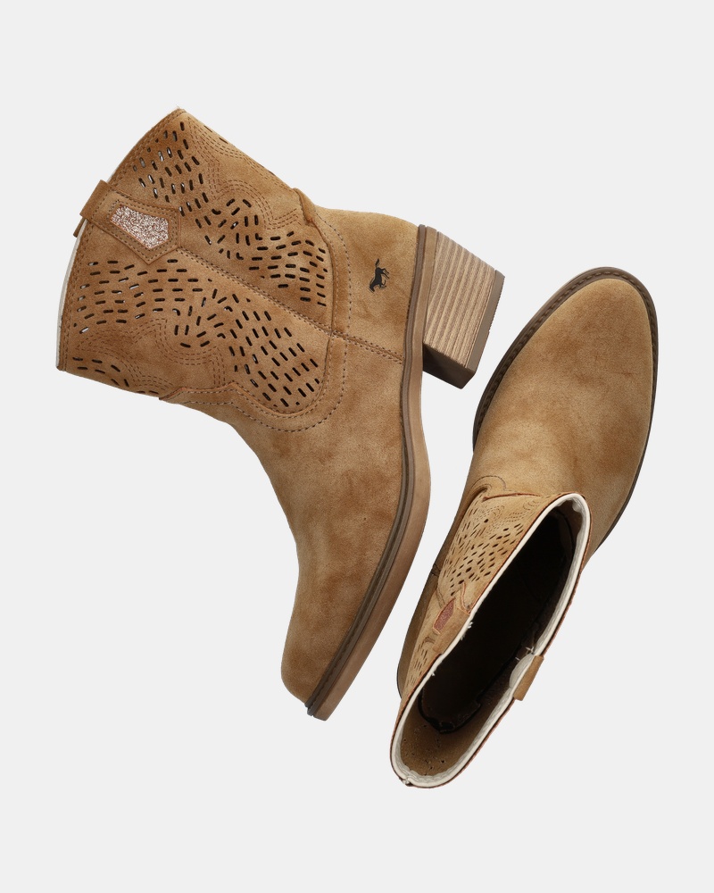 Mustang Rits- & gesloten boots  - cognac