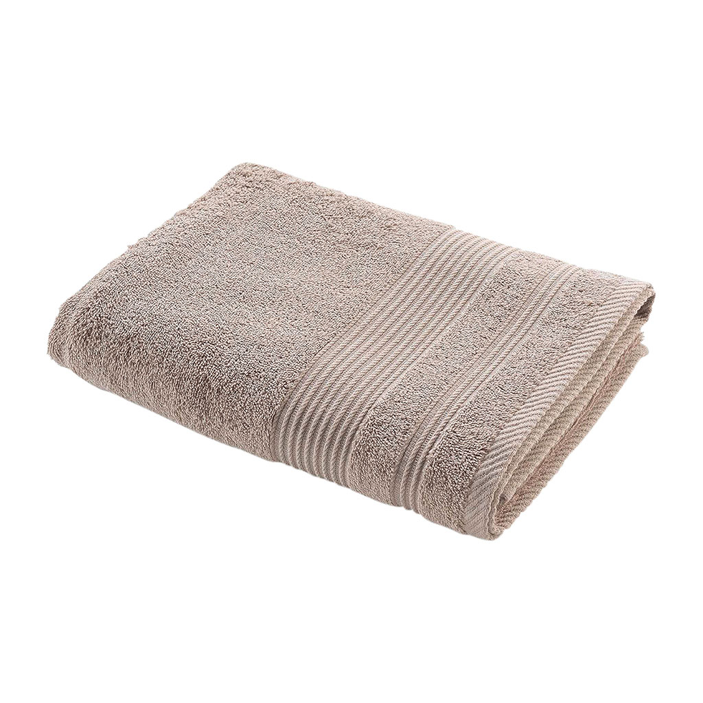 Drap de douche coton taupe 70x130cm