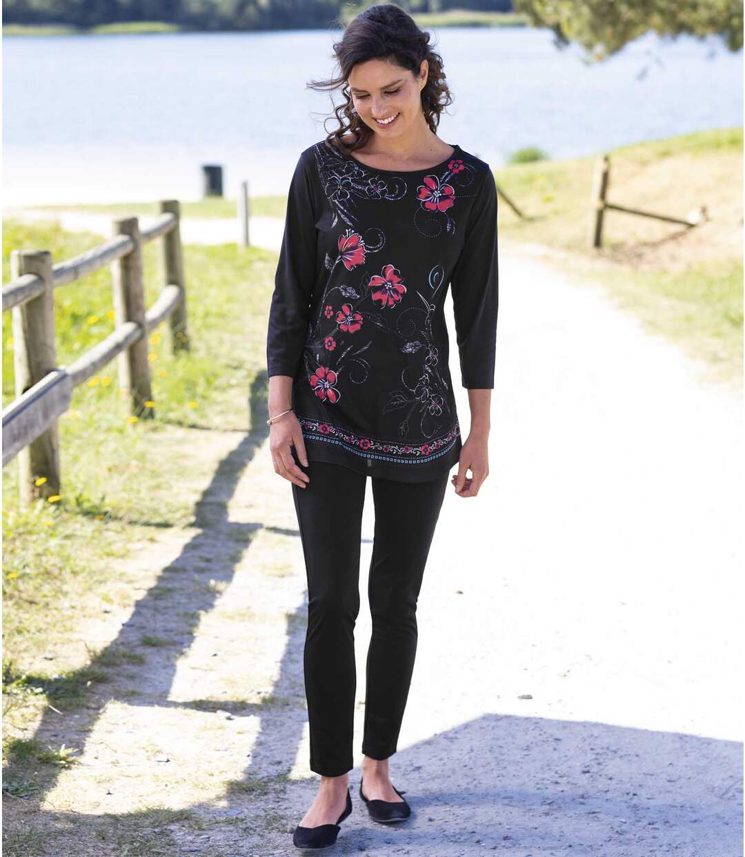 Pantalon Tregging Noir