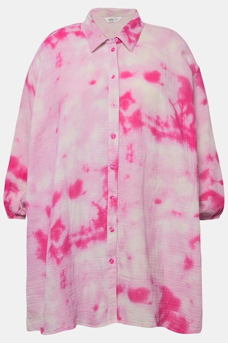 Musselin-Hemdbluse, Batikmuster