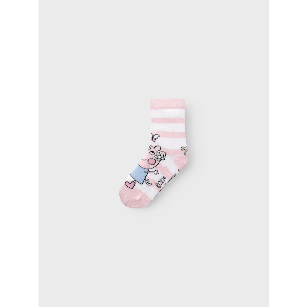Køb Name It Chambray Blue Arra Gurli Gris Strømper 3-pak