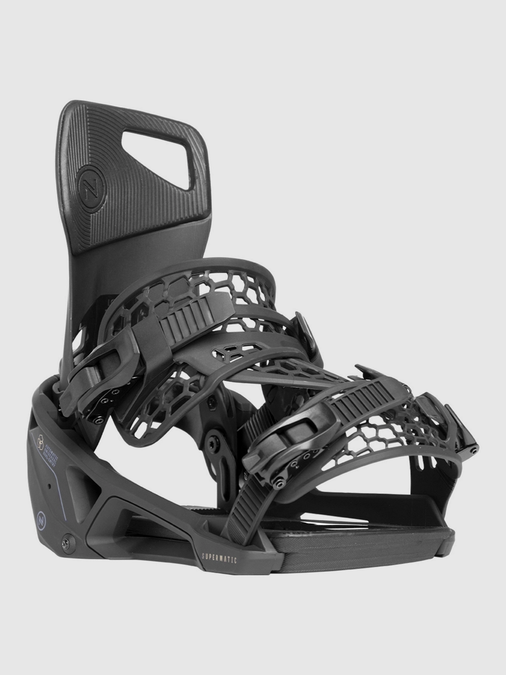Nidecker Supermatic 2025 Snowboard Bindings black