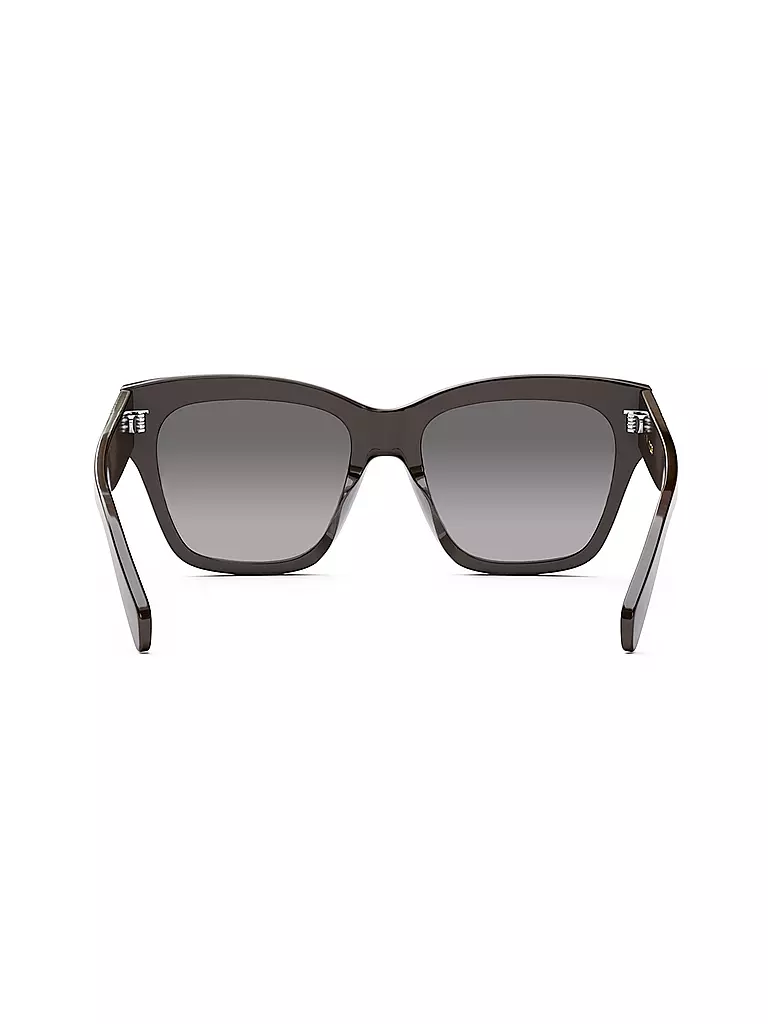 CELINE Triomphe schwarze eckige Sonnenbrille braun