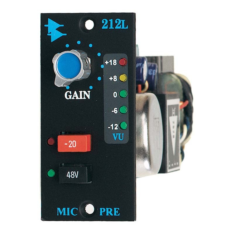 API Audio 212L Discrete Mic Pre met 2520 op-amp