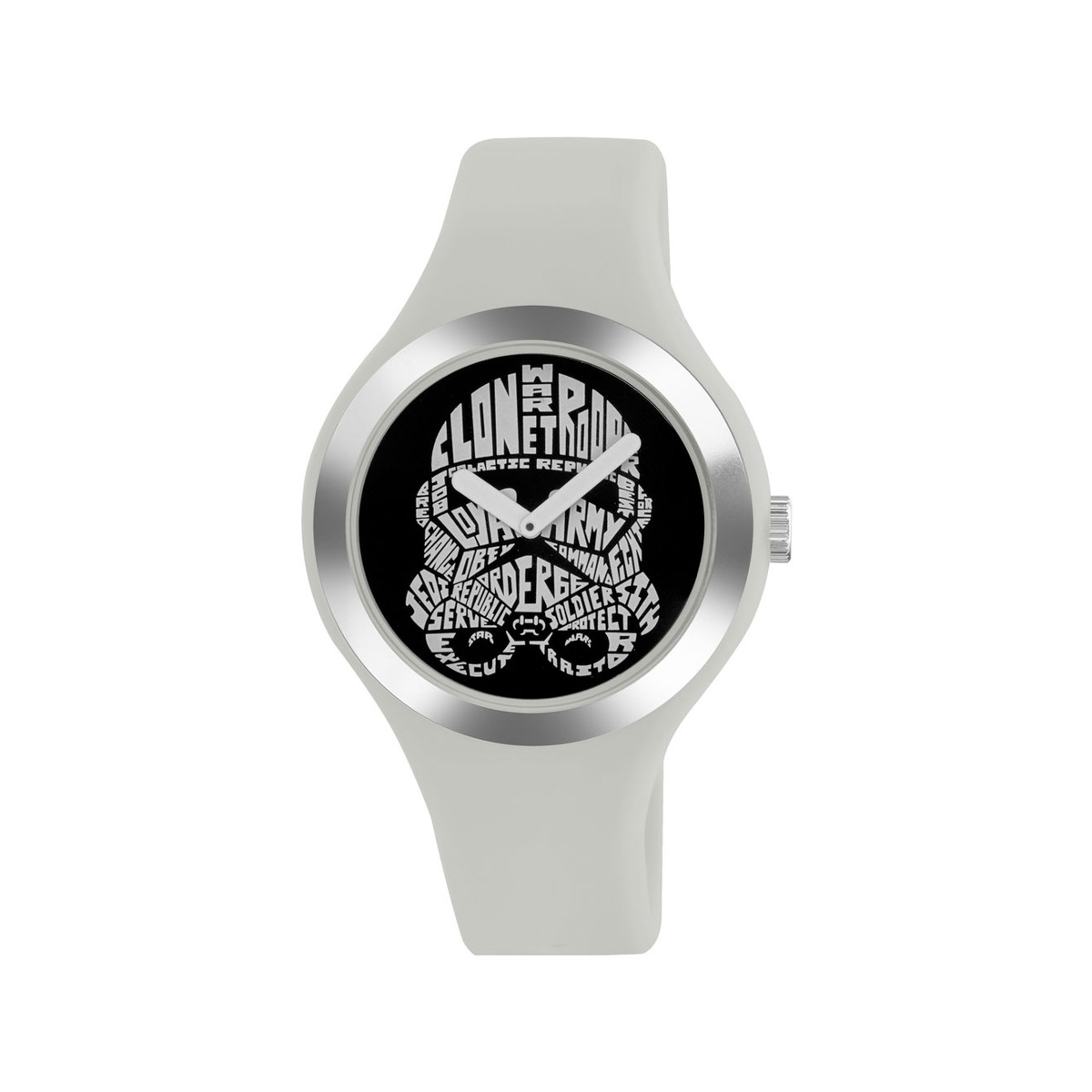 Montre AM:PM Star Wars mixte caoutchouc alu blanc
