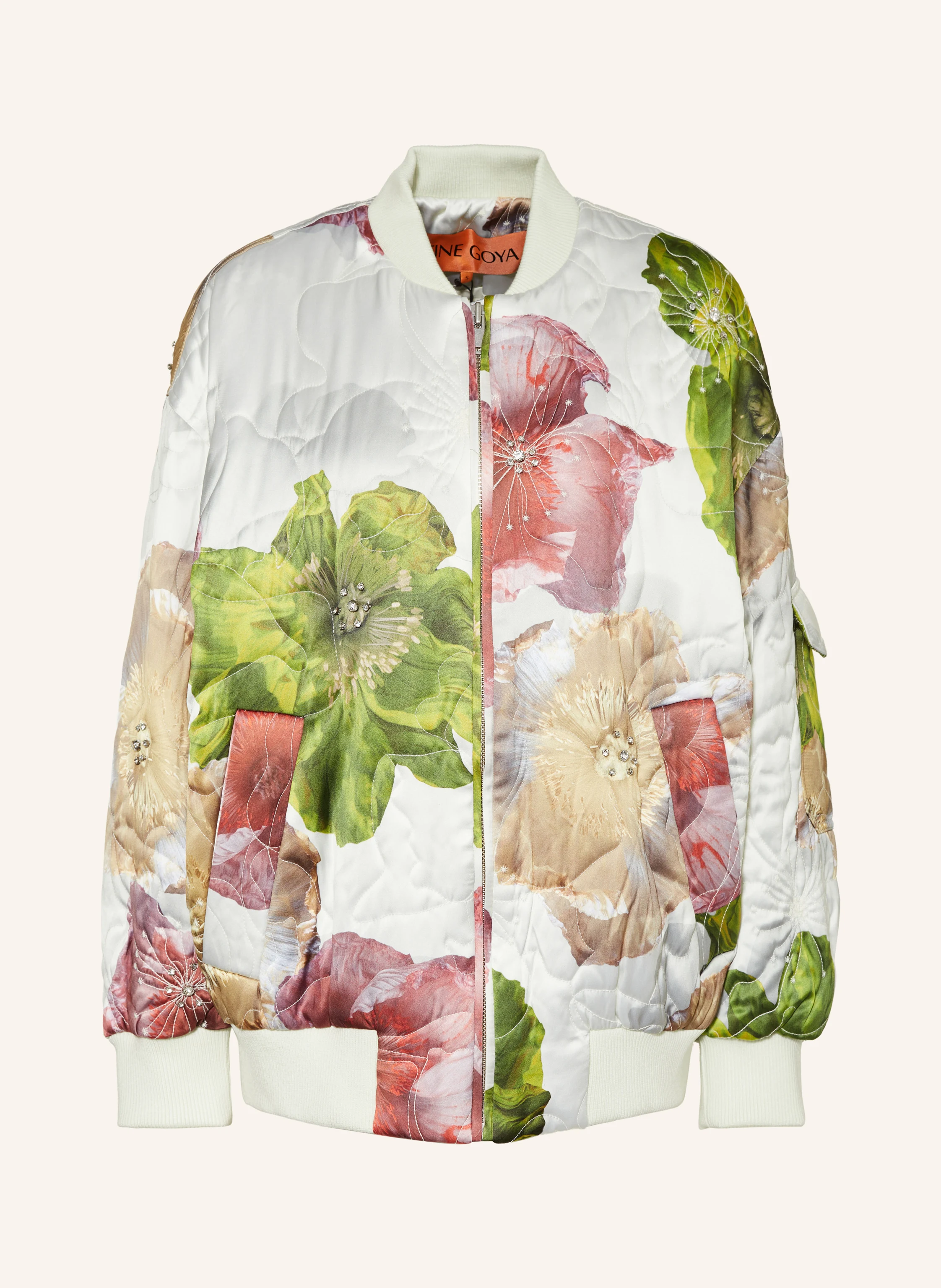 STINE GOYA Oversized-Blouson NOREA mit Schmucksteinen