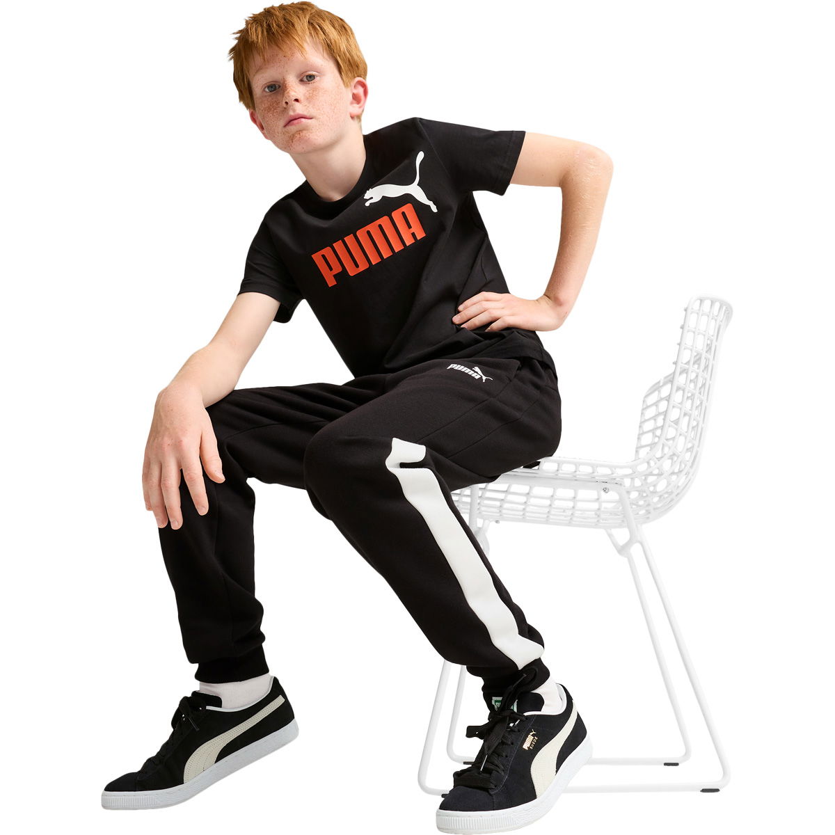 PUMA Power Colorblock B Joggingbukser Børn