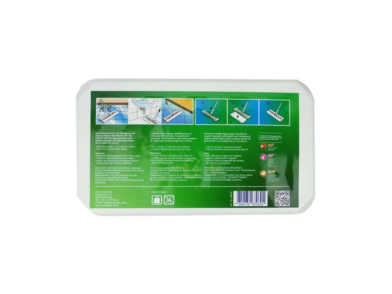 CreaClean Ersatztuch Ultra Wet XL 12 Stück Nasse Ersatztücher