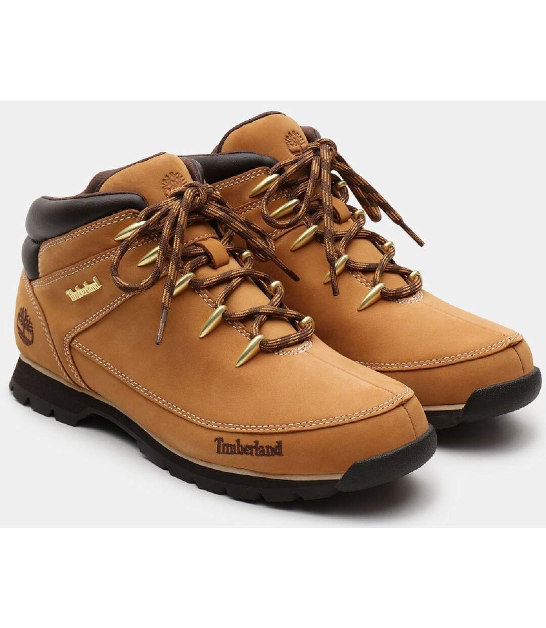 Chaussures en cuir - Homme - TBA17JR - beige miel et noir