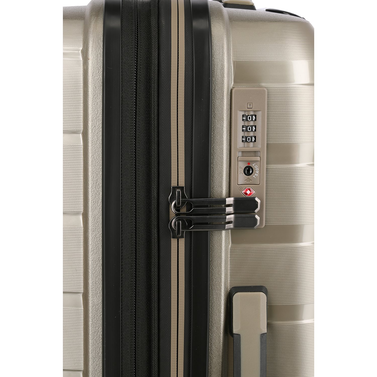Travelite Air Base 4 Wiel Trolley M Expandable champagne metallic