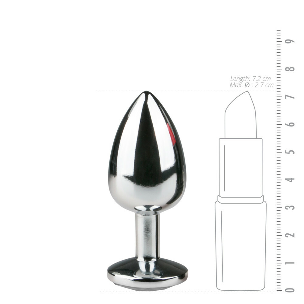 Easytoys Metalen Buttplug Zilver