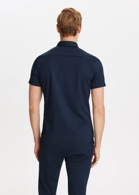 Overhemd tech blauw (BLW.D)