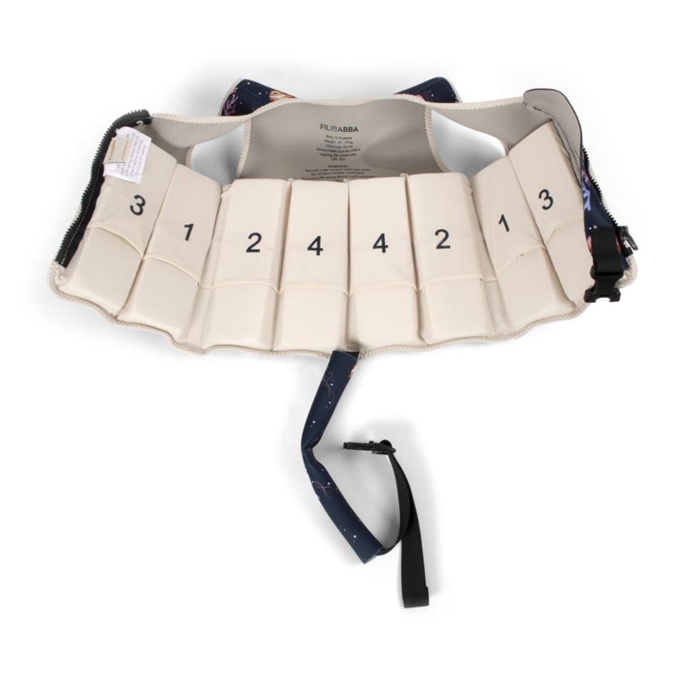 Filibabba - Svømmevest 3-4 år - Rainbow Reef - (FI-02992)