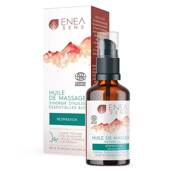 Óleo de Massagem Enea Sens para a Respiração COSMOS ORGANIC Bio 50 ml