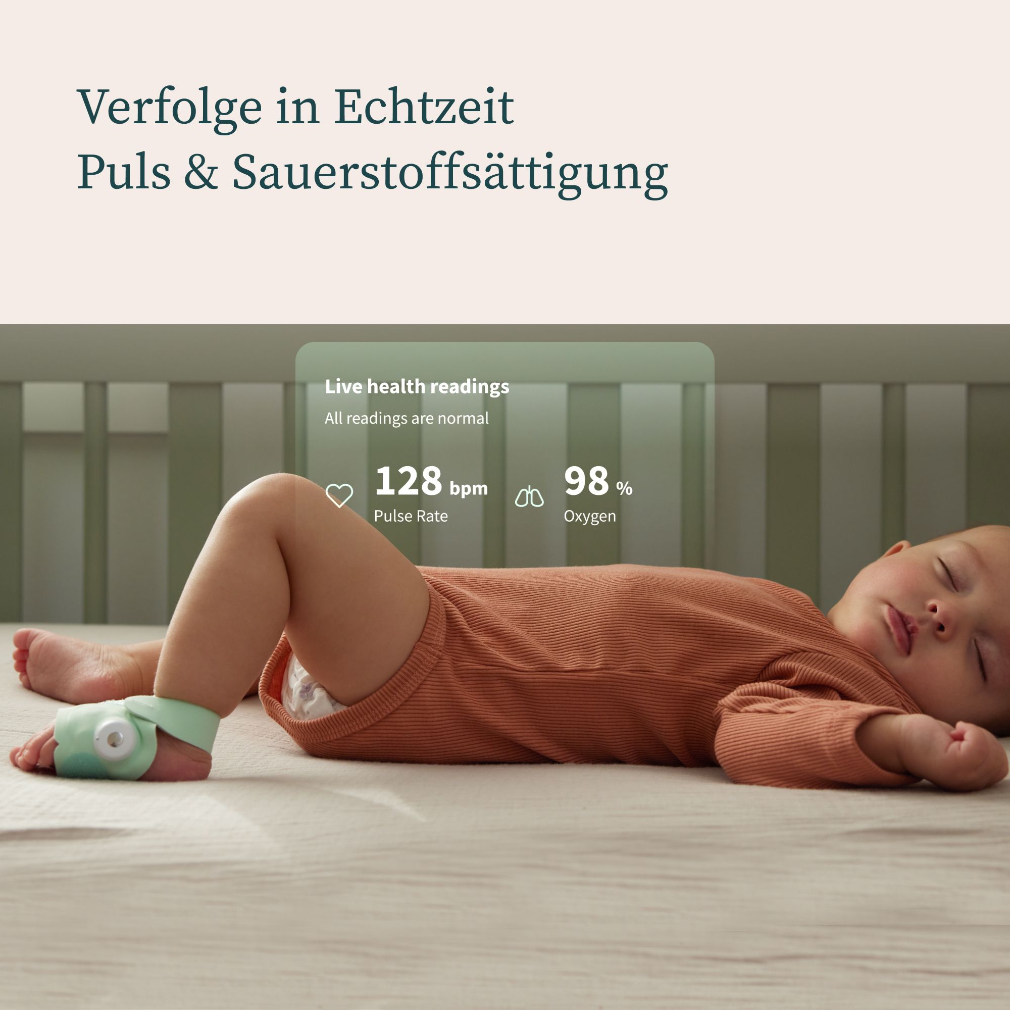 Owlet Dream Sock - Medizinisch zertifiziertes Pulsoximeter