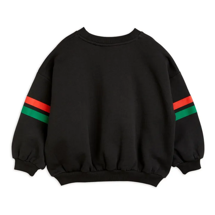 Mini Rodini Sweat Coton Bio Adored | Noir