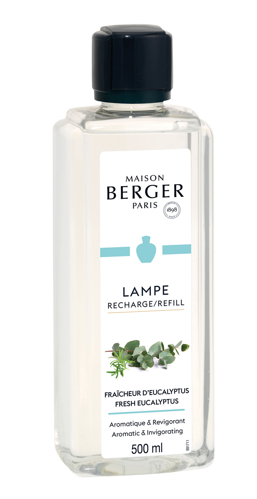 Parfum pour lampe Berger Fraîcheur d'Eucalyptus 500ml- MAISON BERGER
