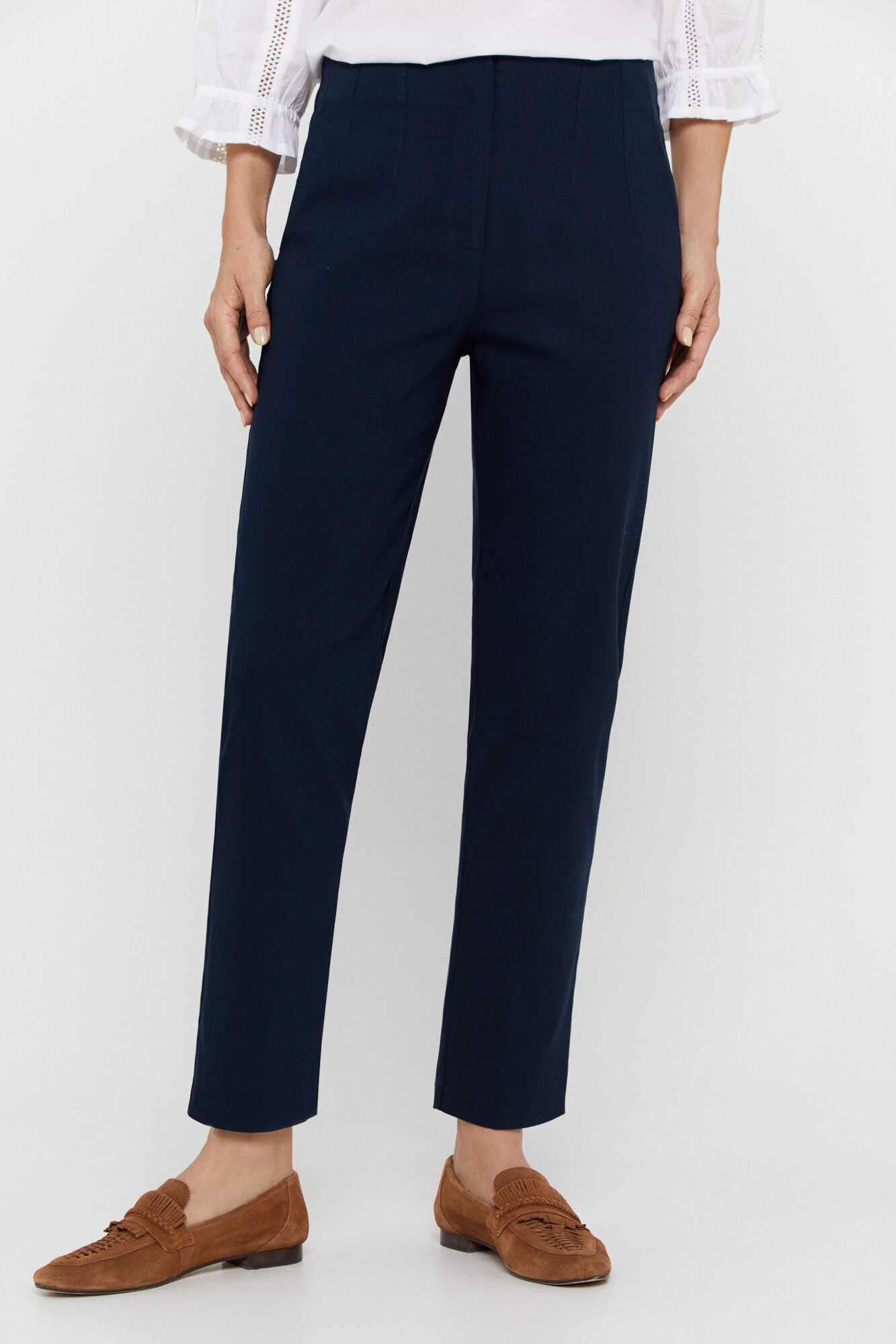 Calças skinny - Azul marinho