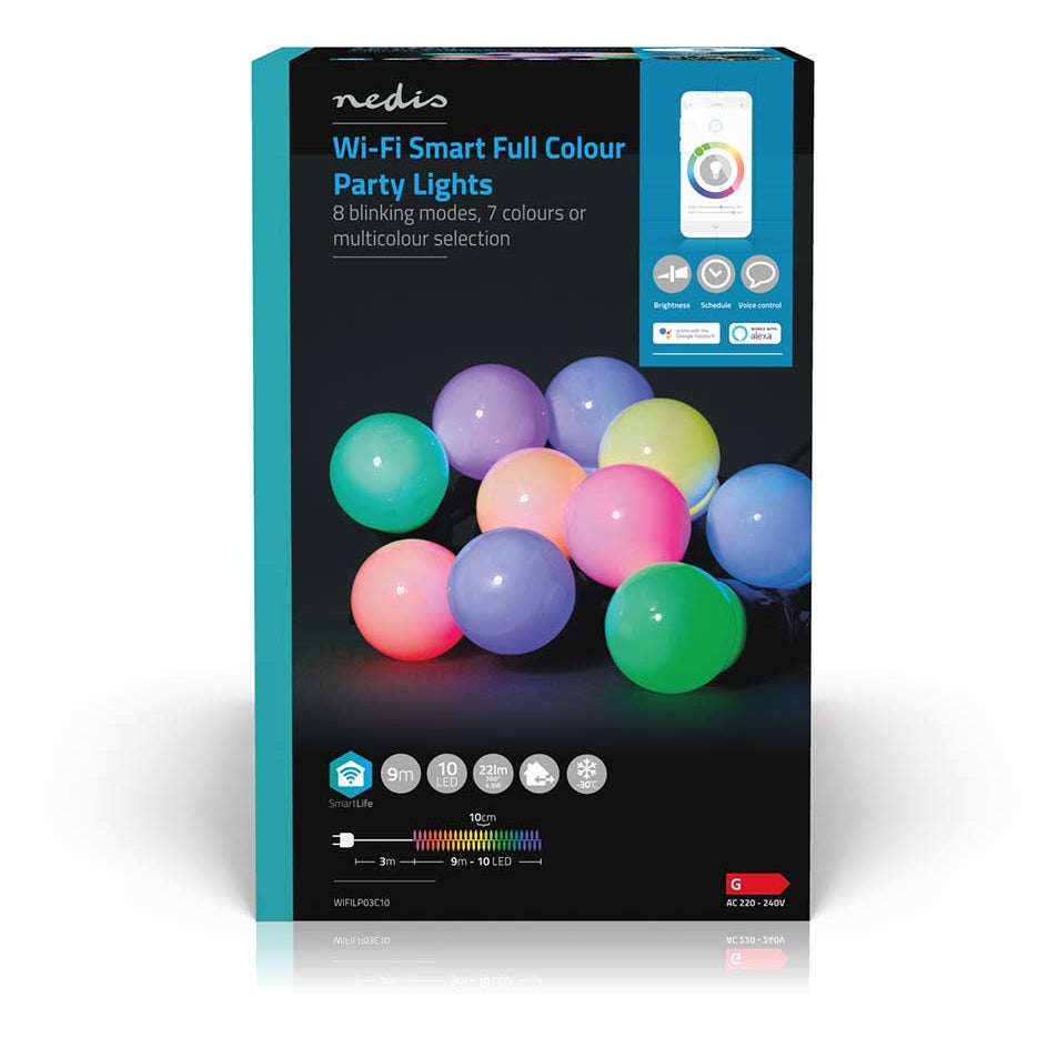 Nedis SmartLife Decoratieve LED lichtslang iOS/Android 9 meter