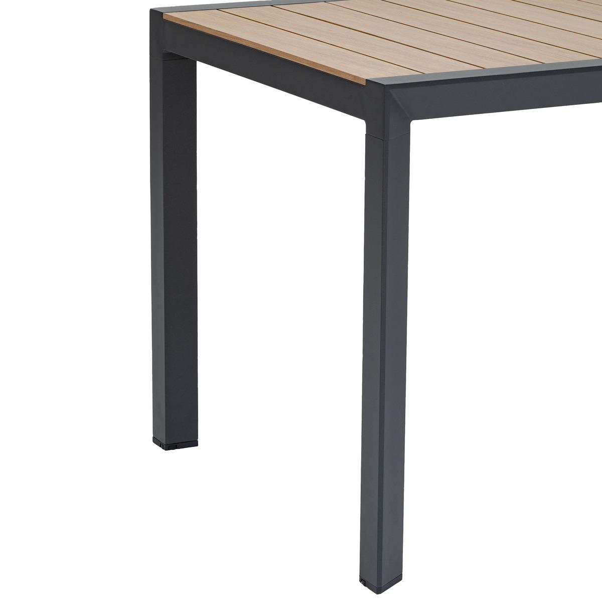 TABLE EVASION FIXE ALUMINIUM HONEY GRAPHIE 4 PLACES