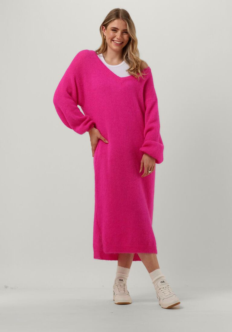 AMERICAN DREAMS roze american dreams midi jurk silja dress