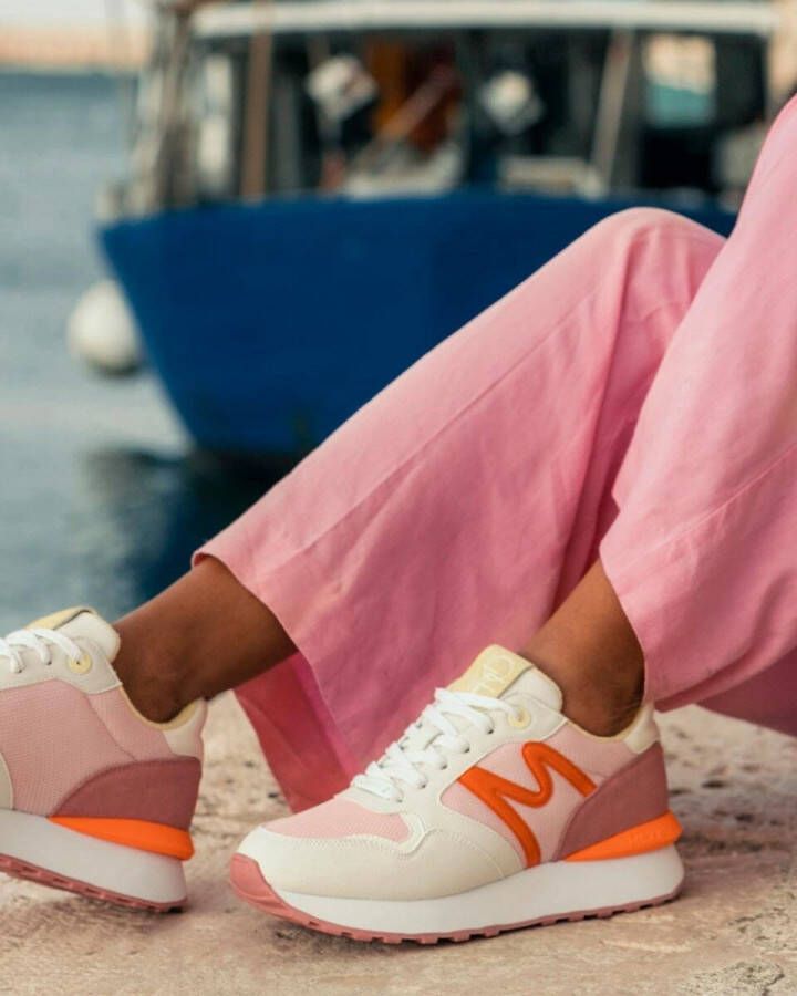 Mexx Sneakers Juju MIEV1002441W-3106 Wit Roze
