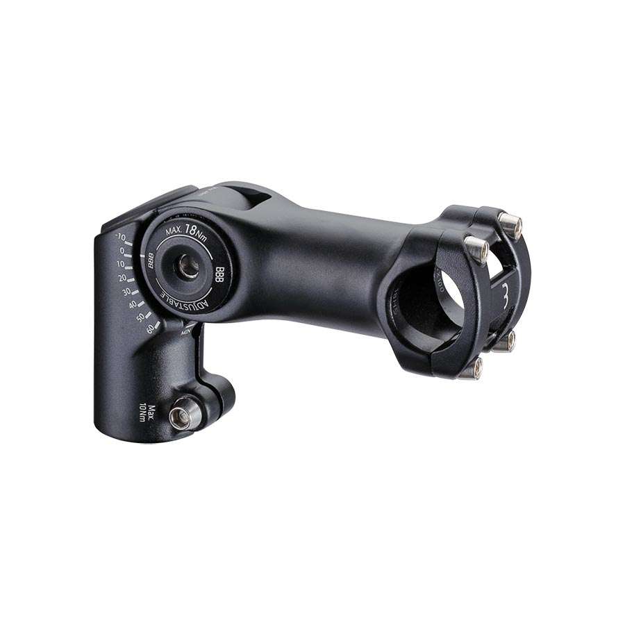 BBB Cycling BHS-34 HighFix Stuurpen Aanpasbaar Zwart 25.4mm