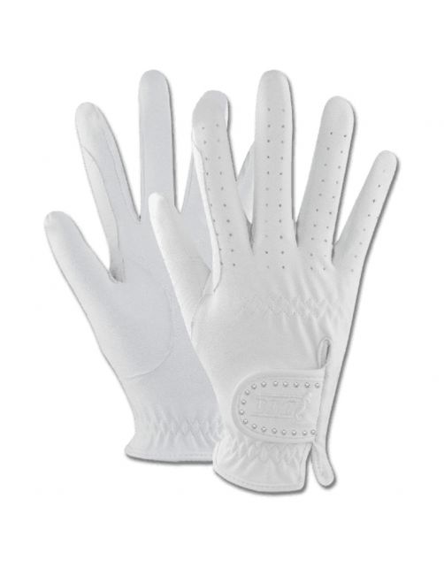 Elt Rijhandschoen Allrounder Stras Wit - Ruiteraccessoires
