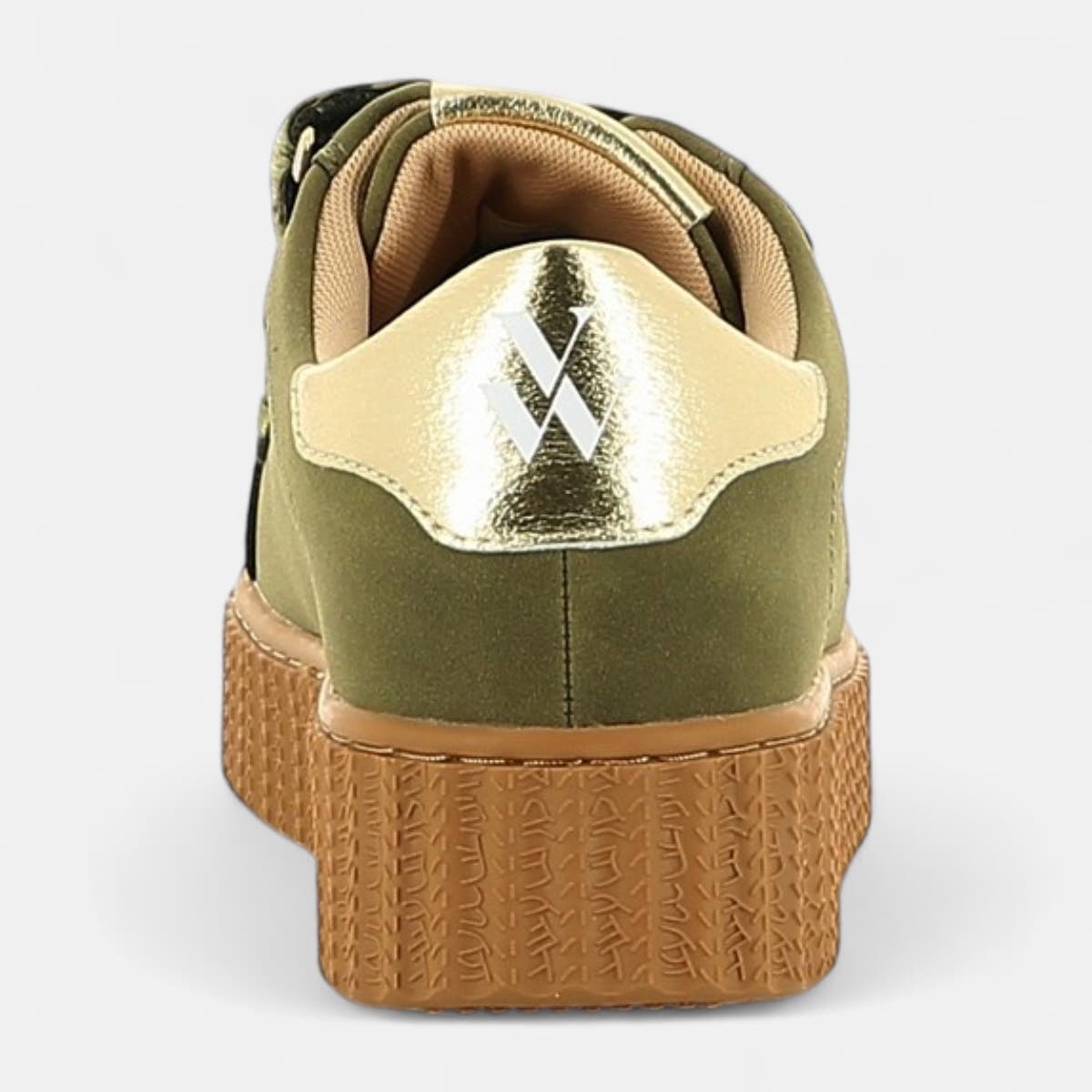 Baskets basses Femme kaki