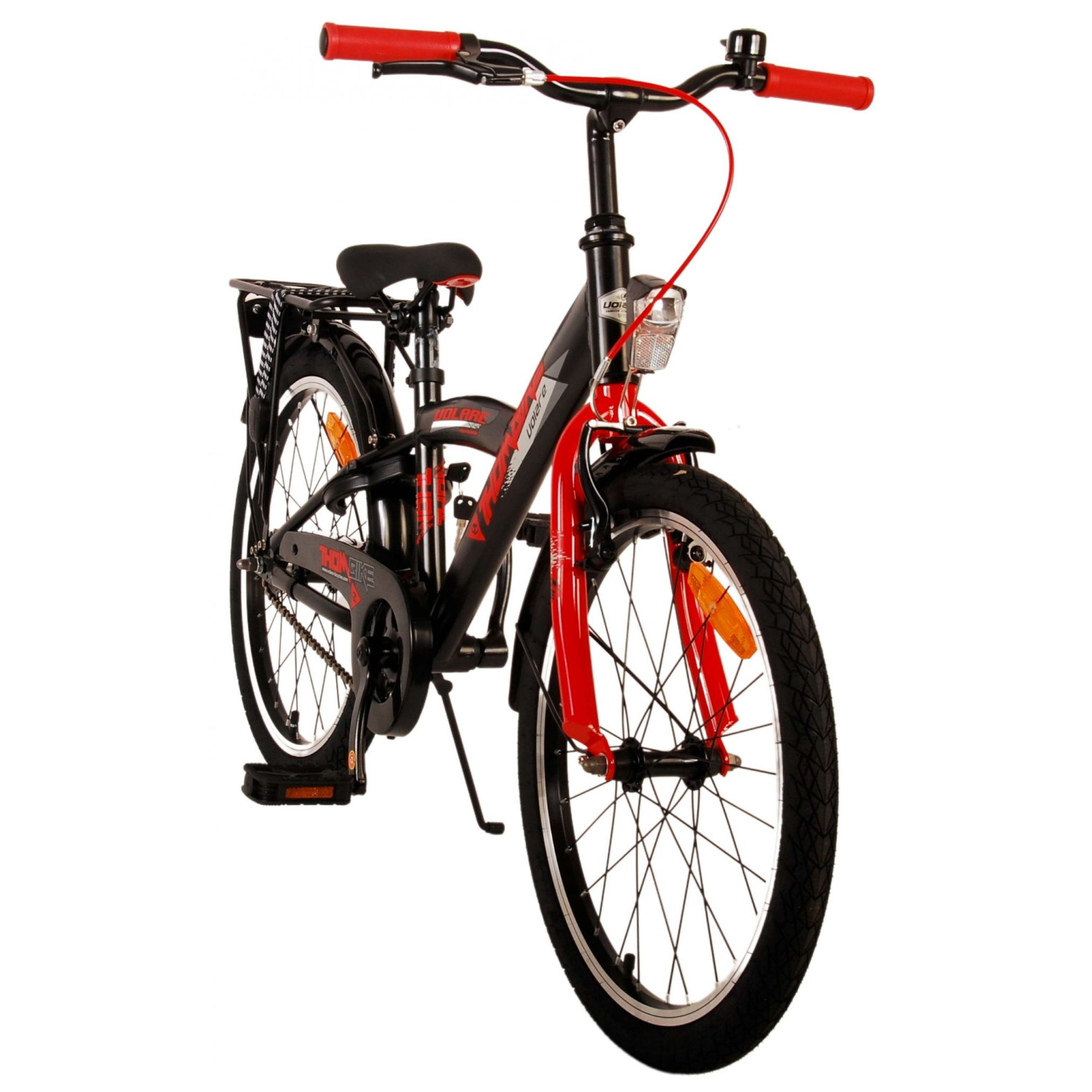 Volare Thombike Fiets - 20 inch - Zwart Rood