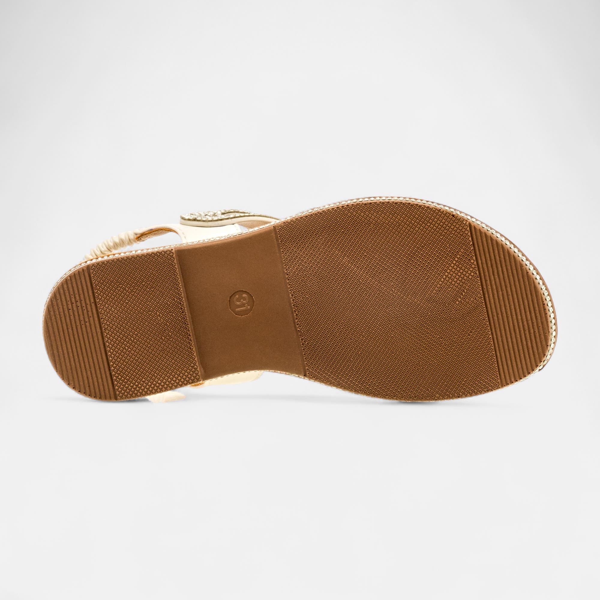 Nu-pieds Fille argent