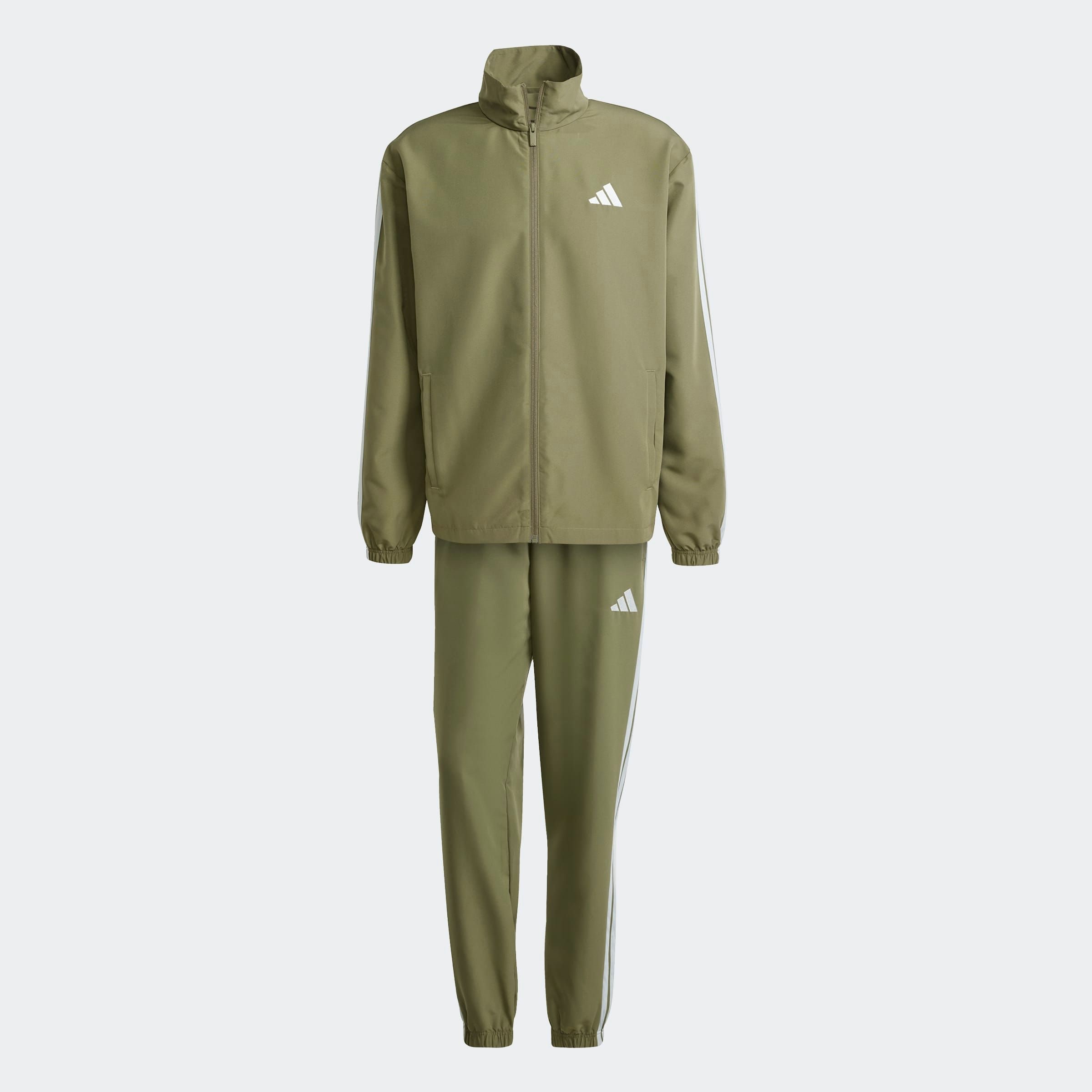 adidas Sportswear Trainingsanzug »M 3S WV TT TS«, 2 Stk. drei Streifen Woven Tracksuit