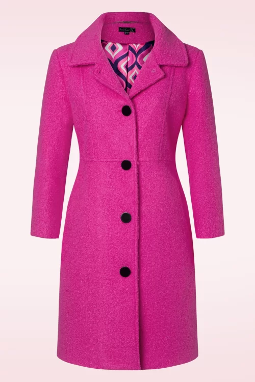 Smashed Lemon Bree jas in fuchsia roze