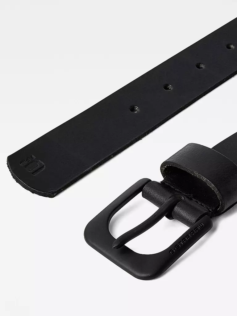 G-STAR RAW Ledergürtel ZED schwarz