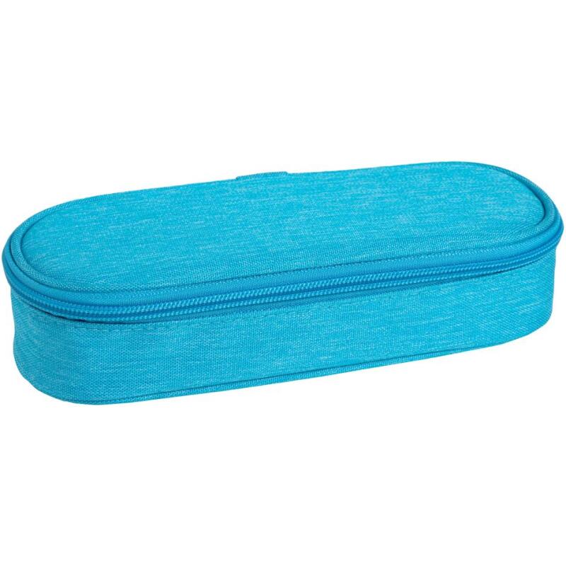 Trousse compacte polyester recyclé Plumier - Couleurs assorties
