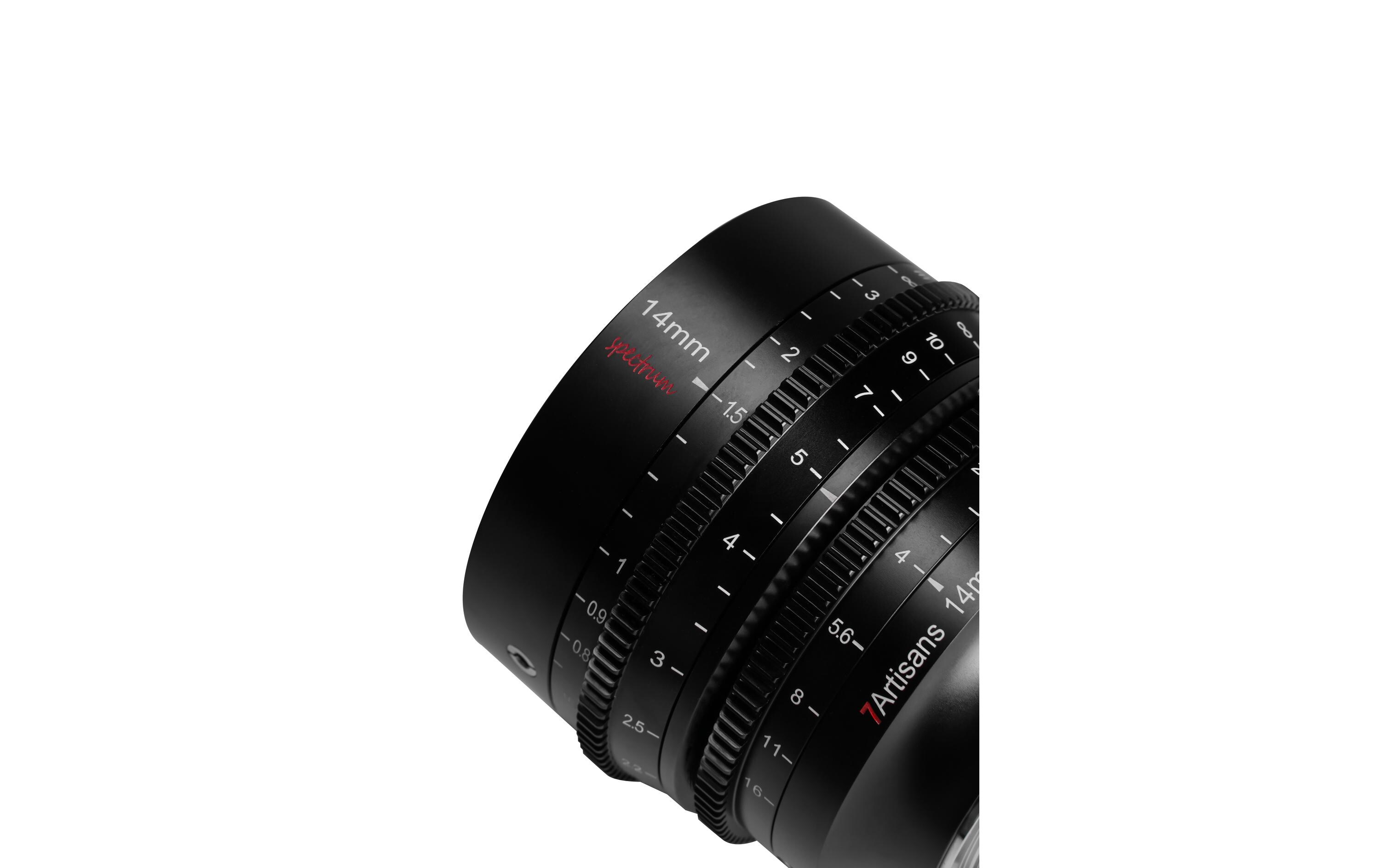 Festbrennweite 14 mm T/2.9 – Sony E-Mount<br>Ultraweitwinkel Cine-Objektiv