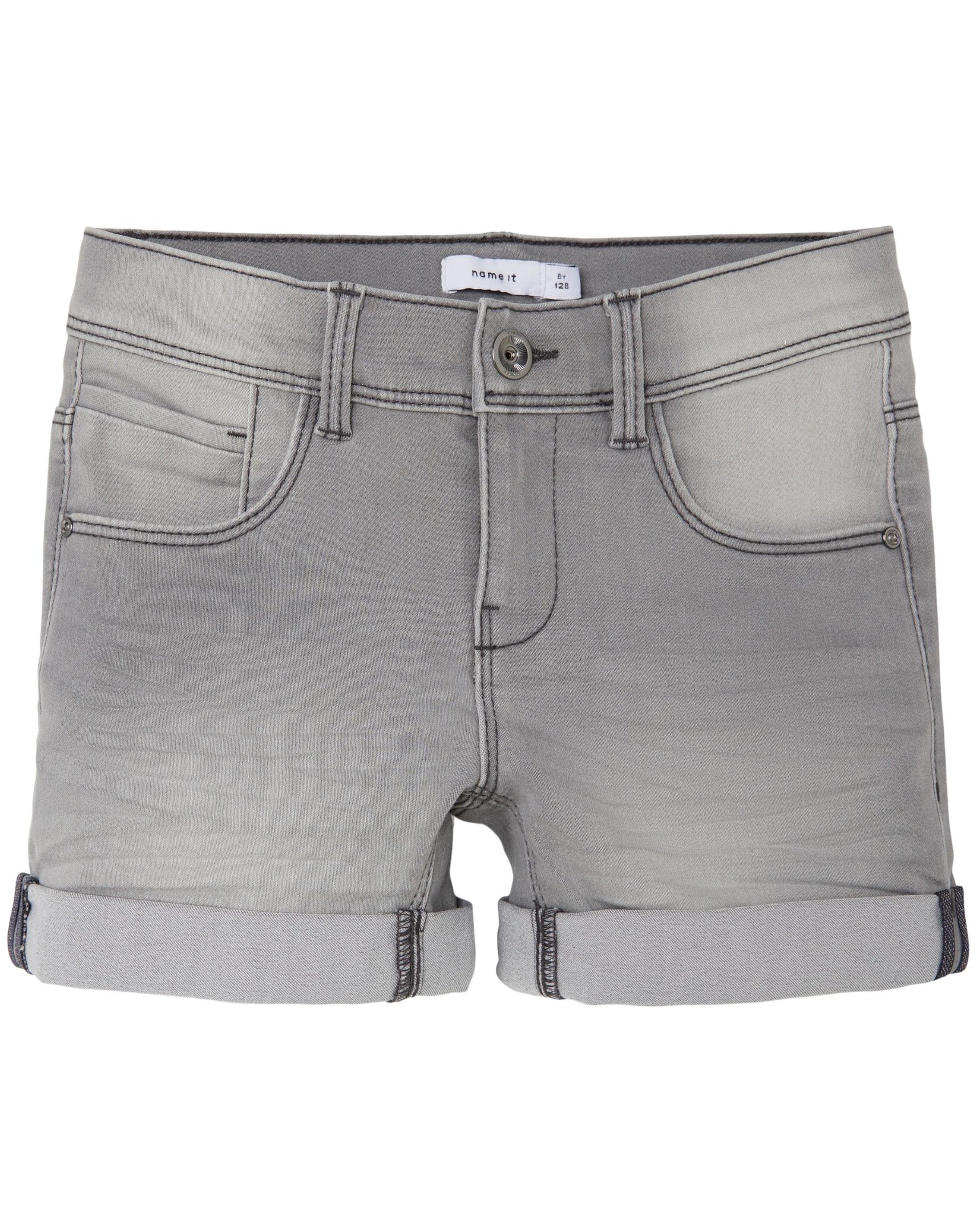 Jeans-Shorts NKFSALLI DNMTASI in medium grey denim