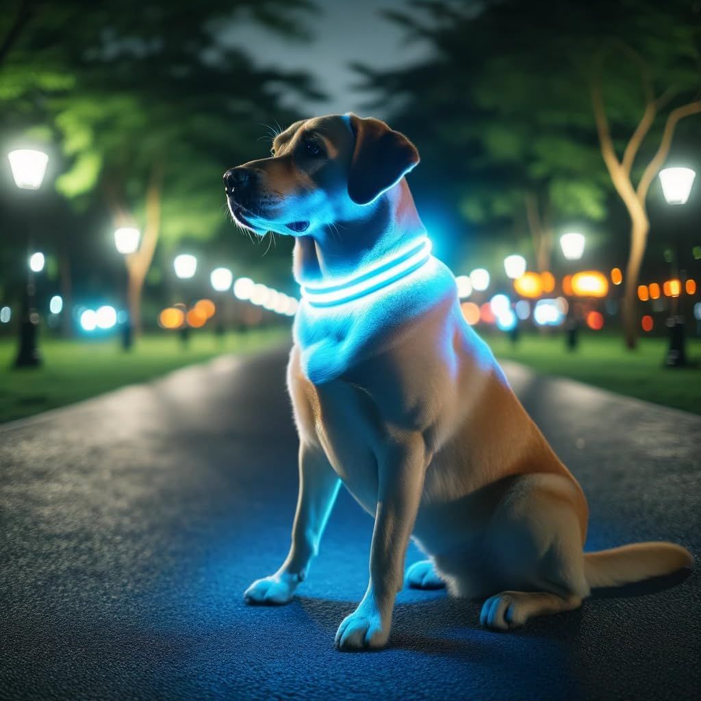 PETSATION Leuchthalsband Hundehalsband