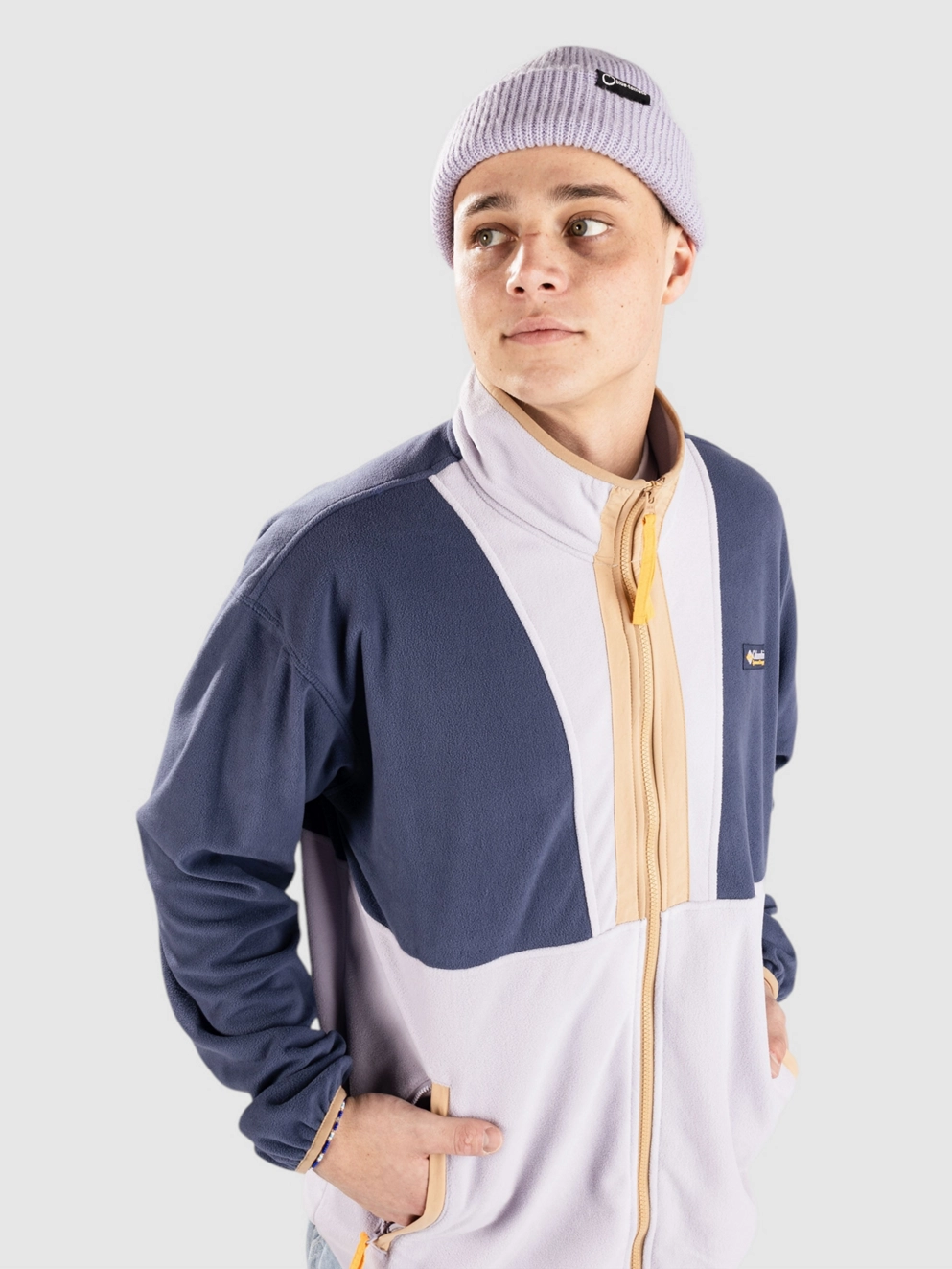 Columbia Backbowl II Lightweight Fleece Zip Hoodie nocturnal/lavender pearl