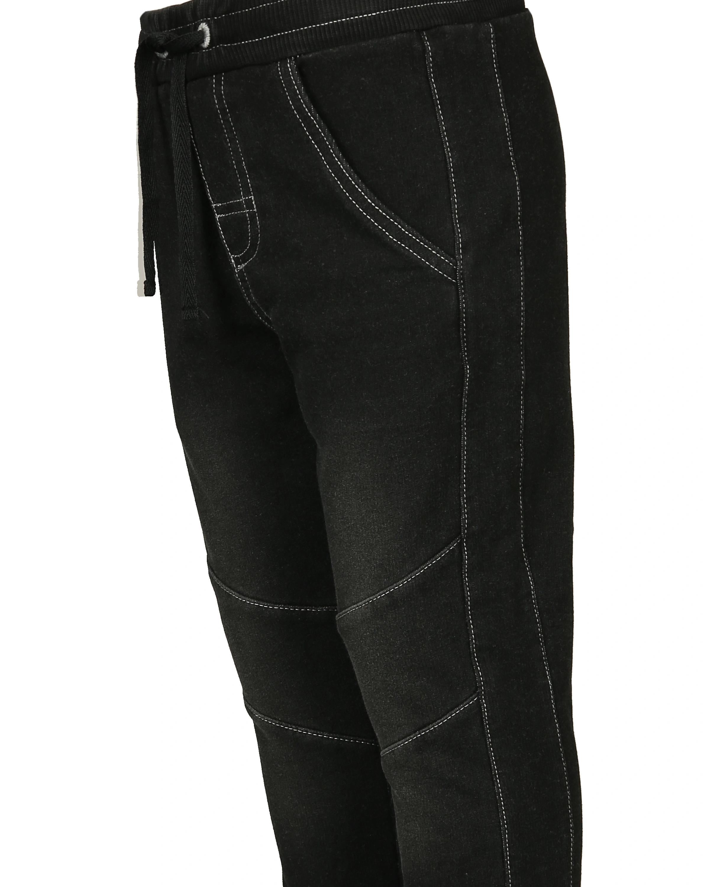 Sweat-Jeanshose BASIC in black denim