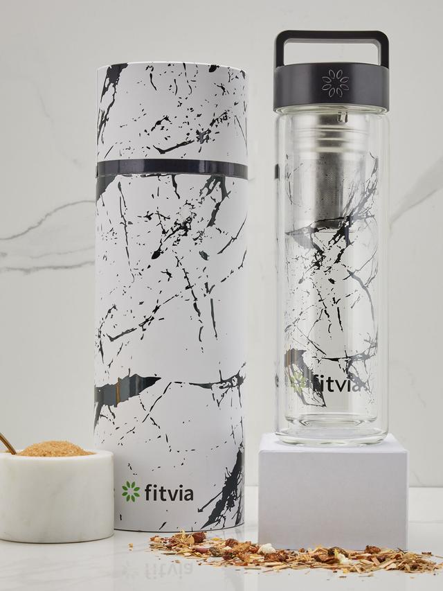 Thermoflasche Black Marble
