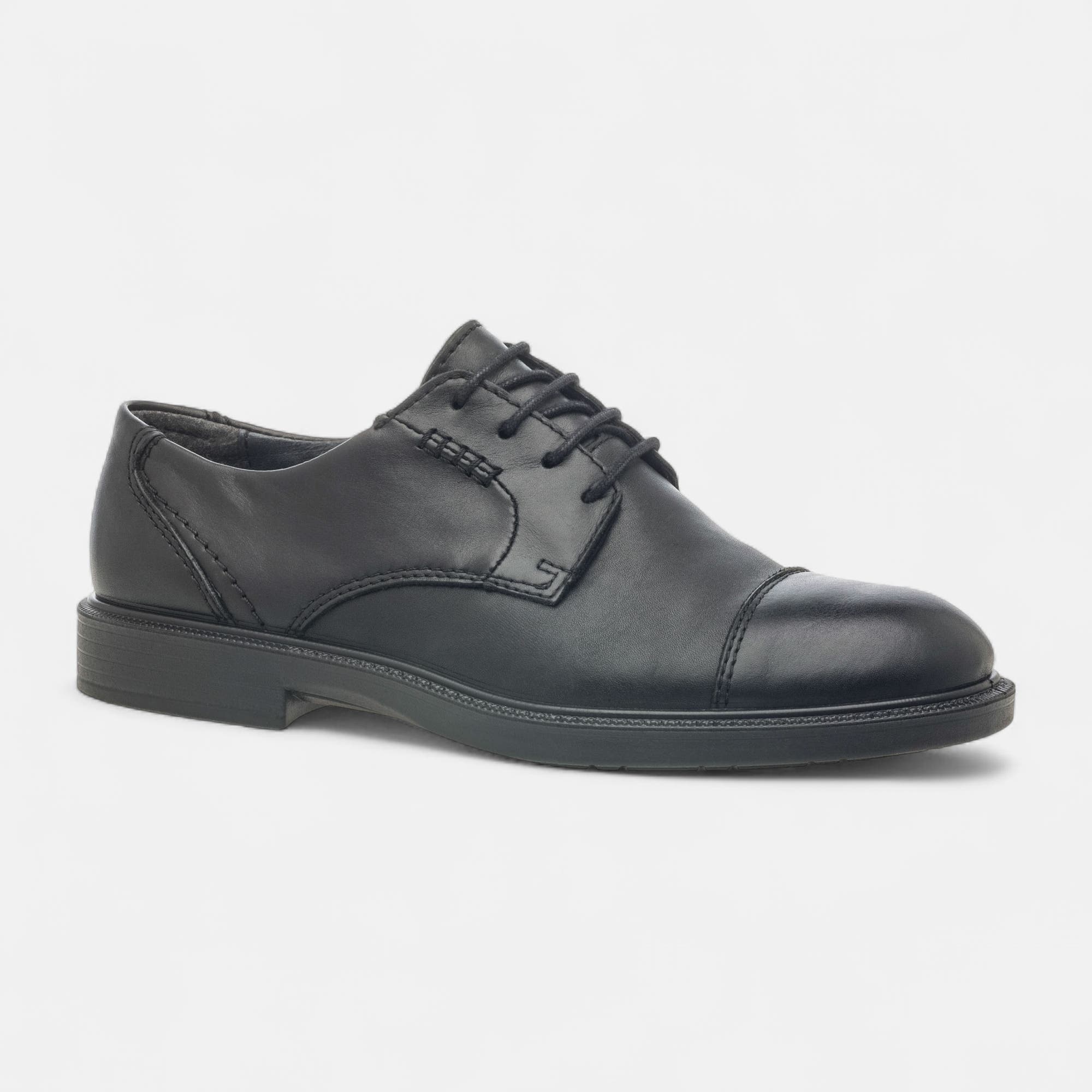 Derbies Homme en cuir noir