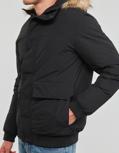 Jack & Jones - JJCHAMP BOMBER JACKET FUR - Noir