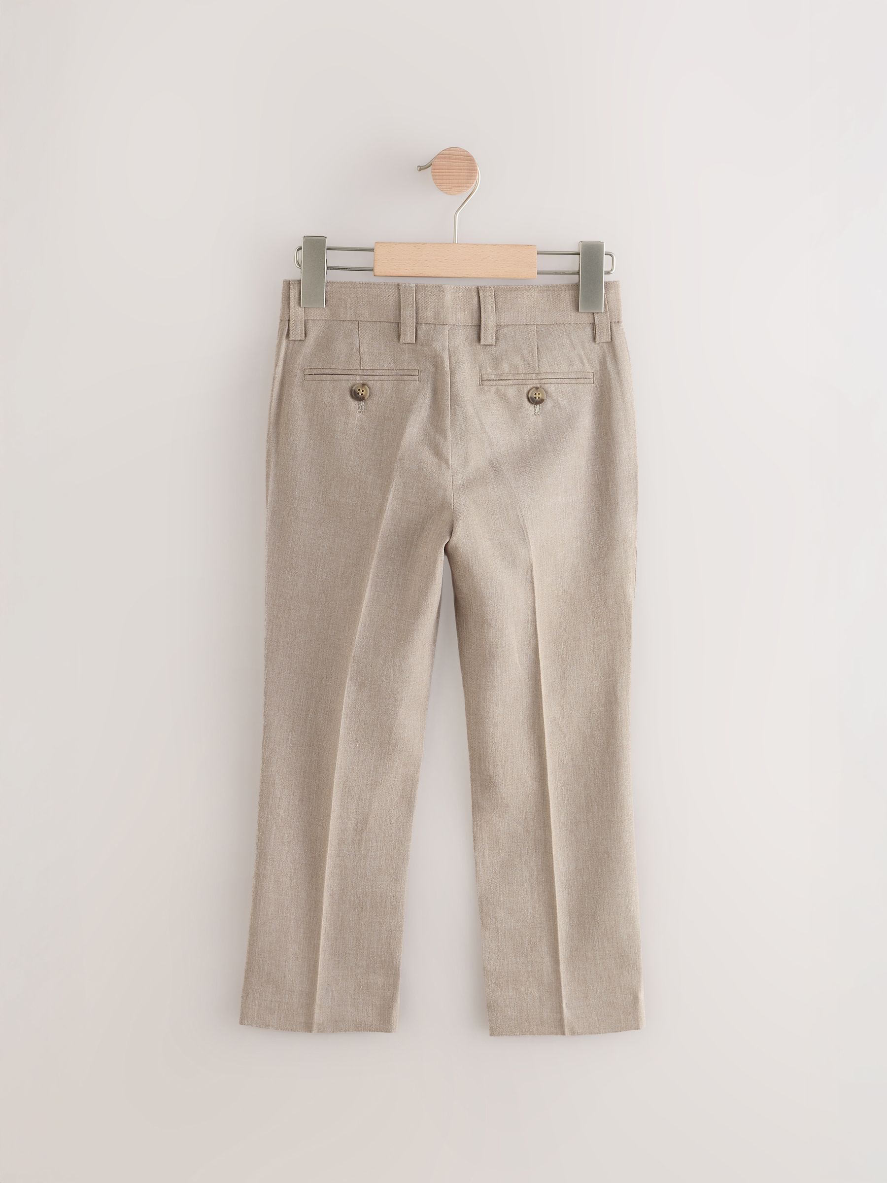 Neutraal - Linnen pantalon (3 - 16 jr)