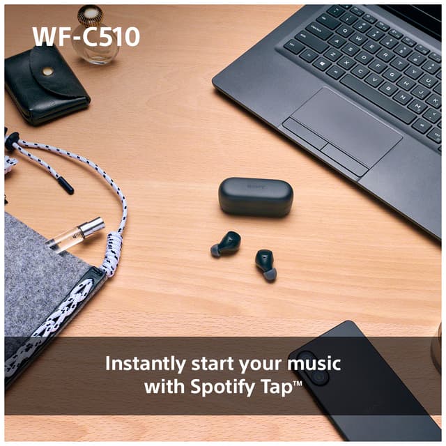 Sony WF-C510 true wireless in-ear høretelefoner (blå)
