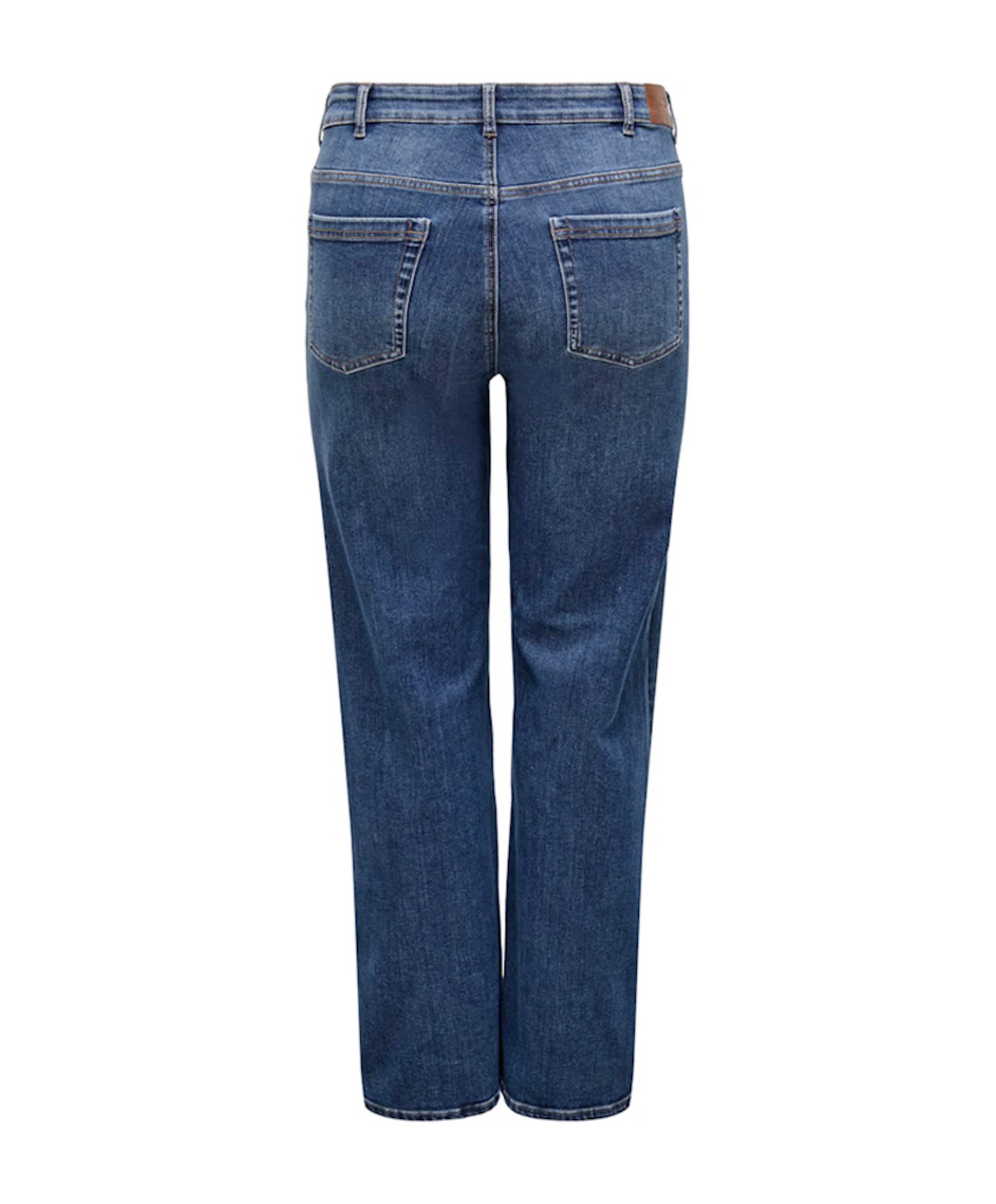 Only Carmakoma CARWILLY MID STRAIGHT TAI021 NOOS jeans blauw