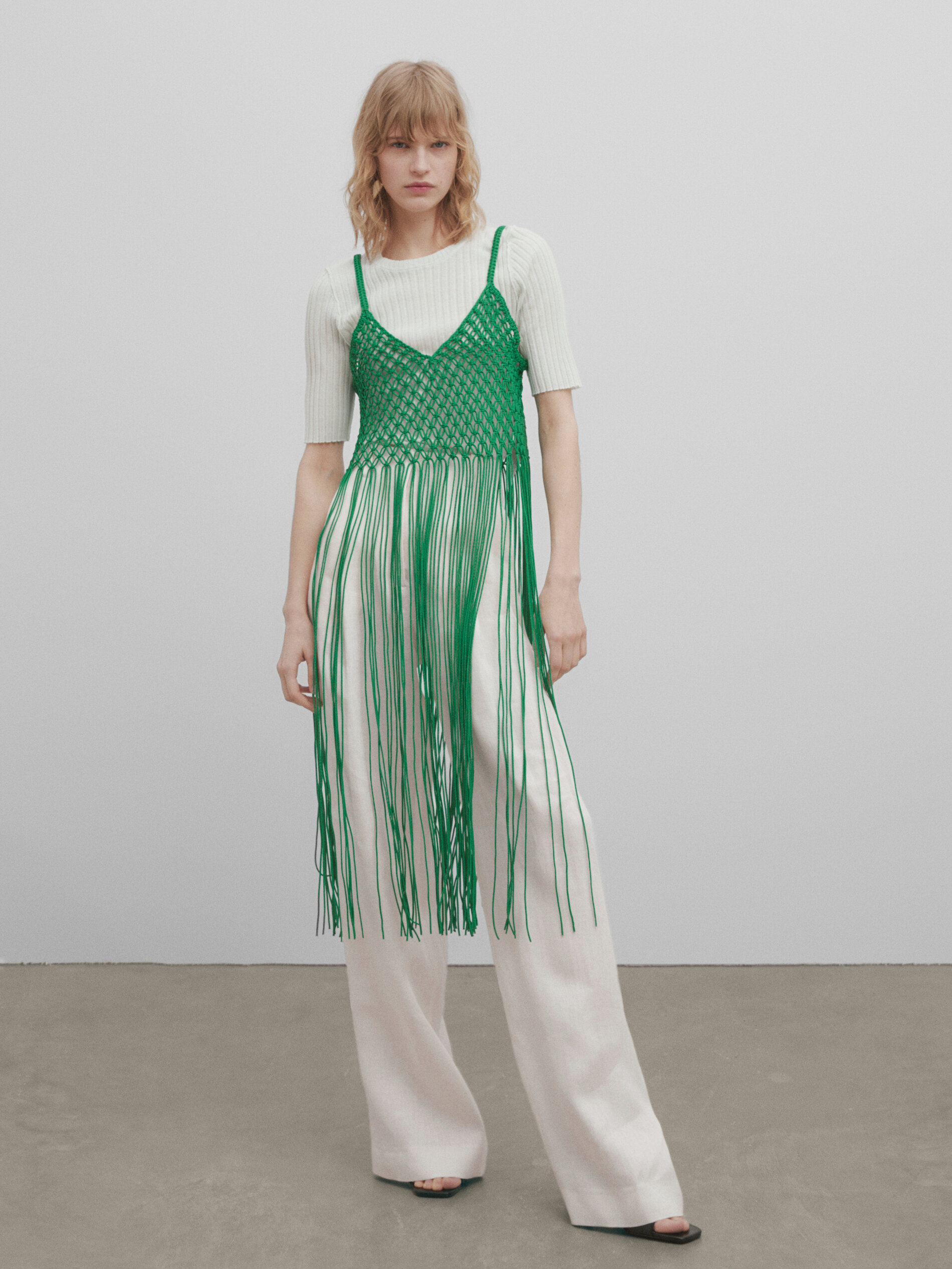 Top cuerdas vermelhas -Studio - VERDE
